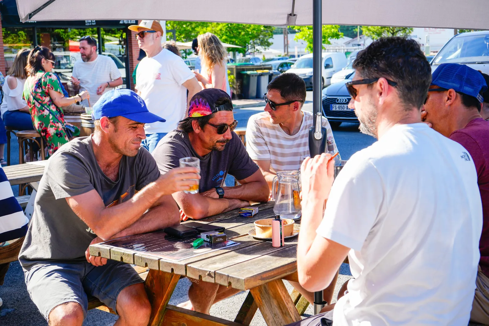 Molly's Pub Biarritz · la terrasse et les Docks