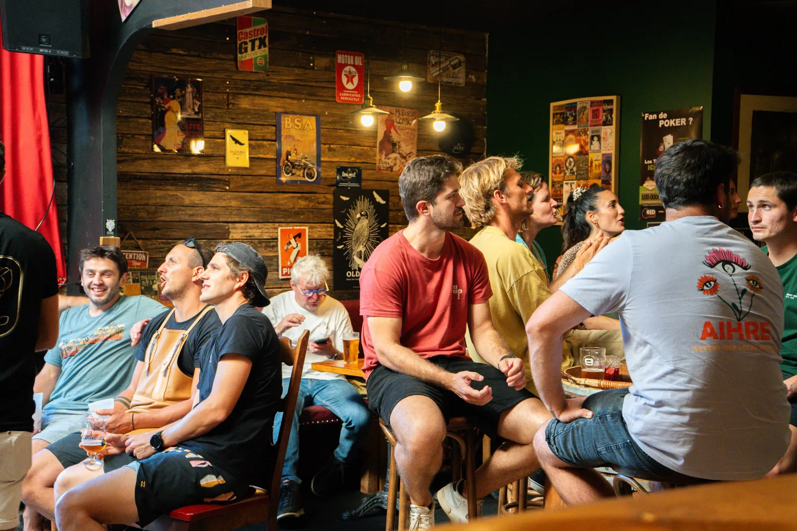 Molly's Pub Biarritz · un match sur grand écran